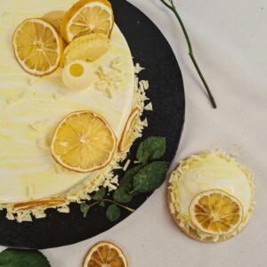 Citronový dort s glazurou